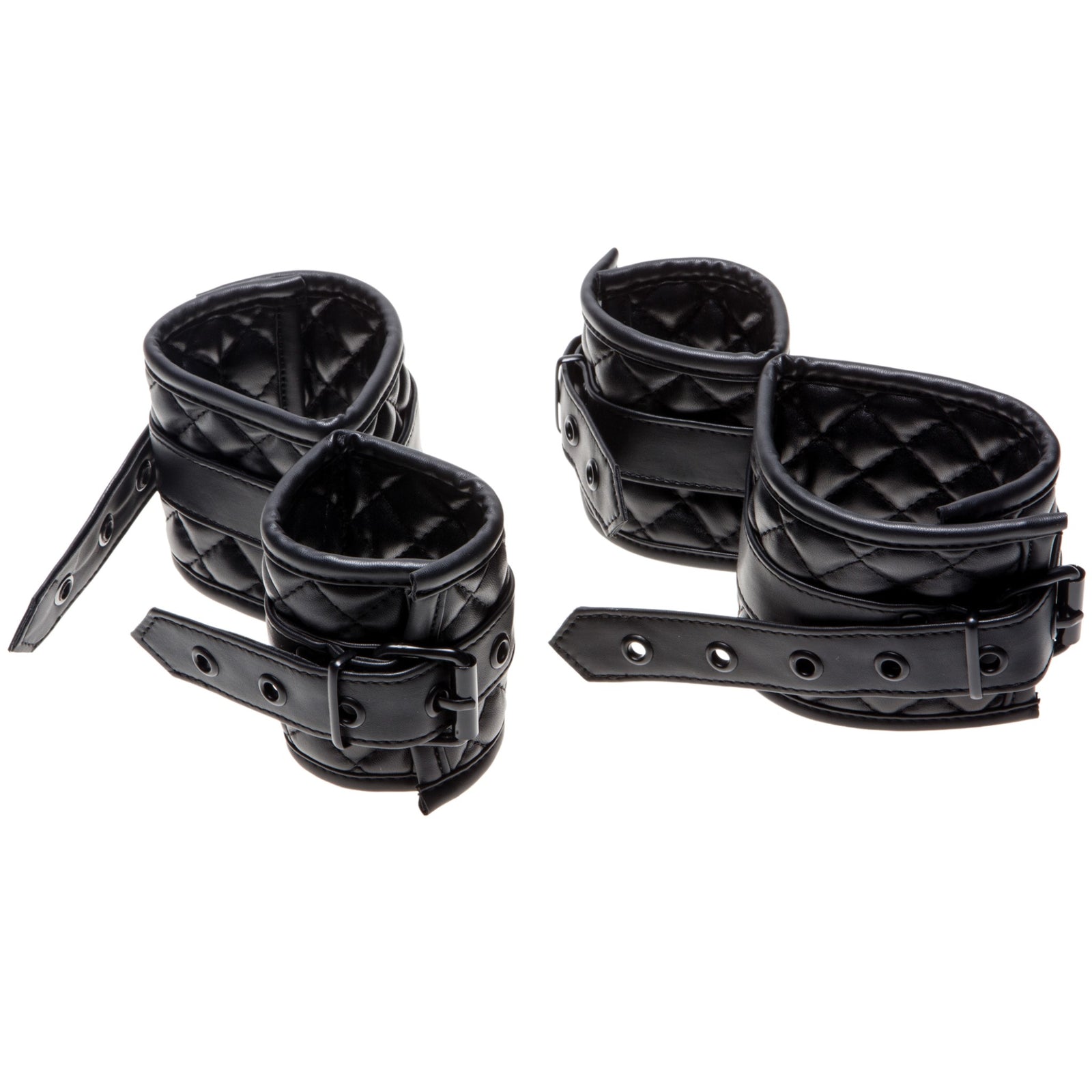 Allure X Play Adjustable Wrist And Ankle Bondage Restraints - Bossy Lingerie Boutique