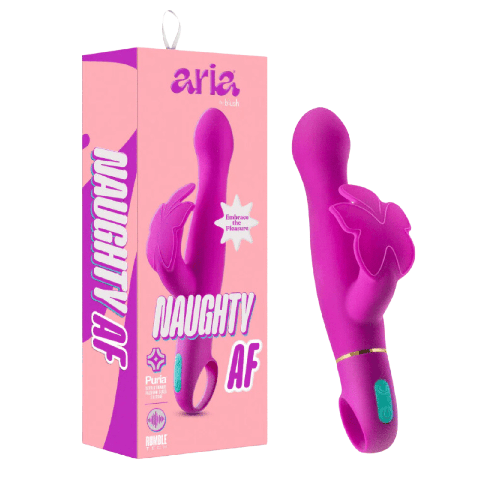 Aria By Blush Plum Clitoris Vibrator Stimulator - Bossy Lingerie Boutique