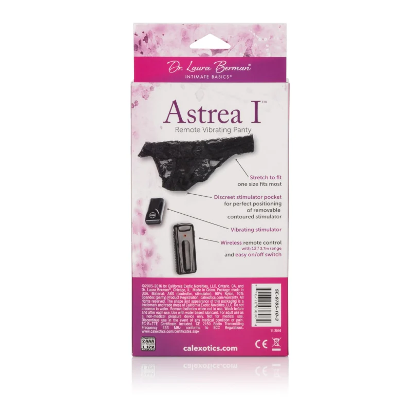 Dr Laura Berman Astrea I Remote Vibrating Panty - Bossy Lingerie Boutique