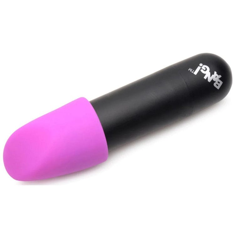 Bang - Rechargeable Bullet With 4 Glow In The Dark Attachments - This powerful rechargeable bullet comes with 4 glow in the dark attachments that each add a uniquely stimulating sensation to the mix! The powerful bullet itself has 7 different vibration patterns and is fully rechargeable.