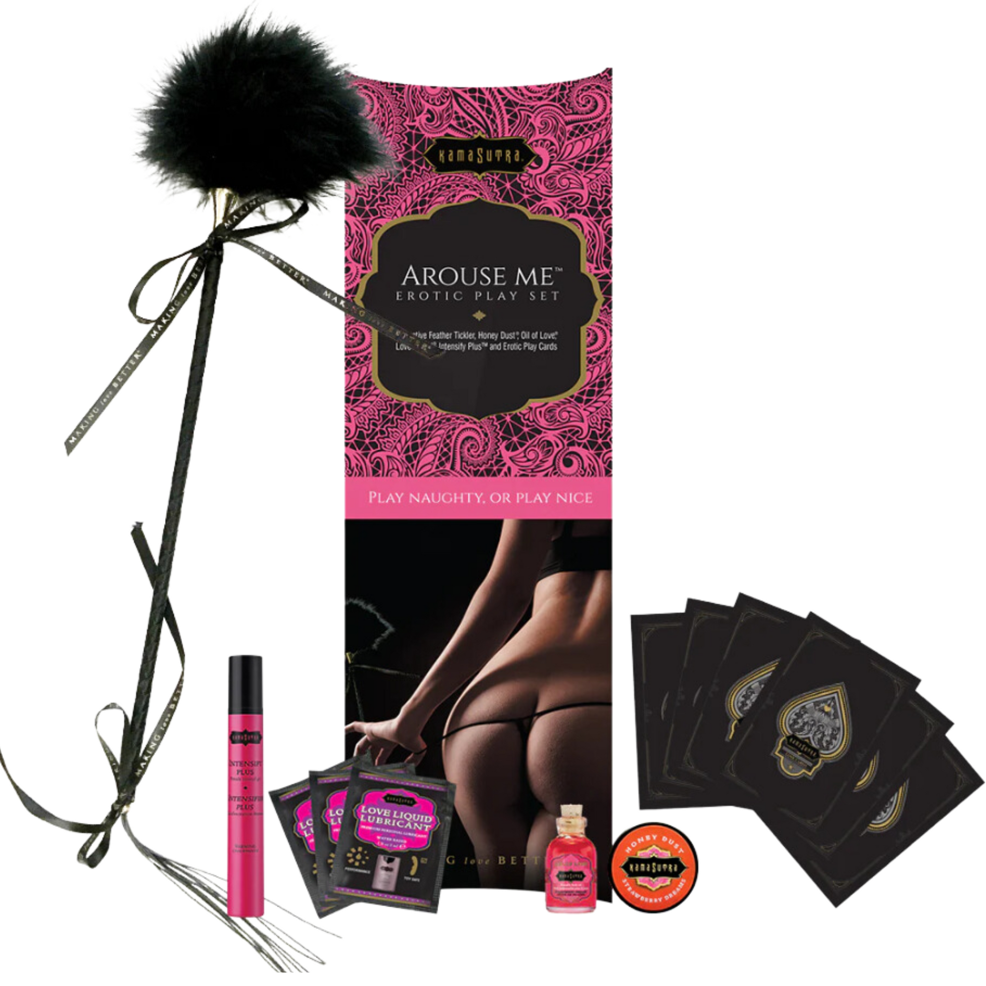 Kama Sutra 6 Piece Playful Erotic Bondage Kits For Couples Play