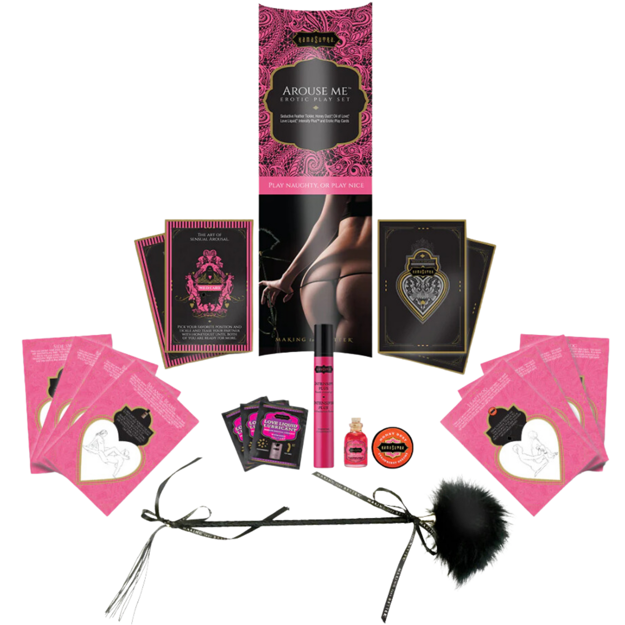 Kama Sutra 6 Piece Playful Erotic Bondage Kits For Couples Play