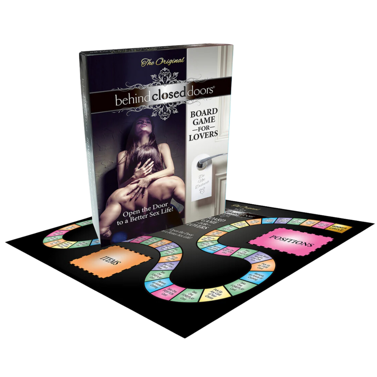 Little Genie Behind Closed Doors Erotic Adults Board Game. Who Will Win The Sexy Bedroom Game.