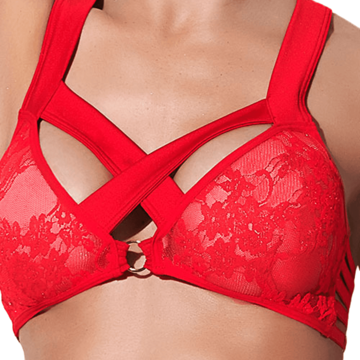 Mapale Strappy Bra And Panty Set - Bossy Lingerie Boutique