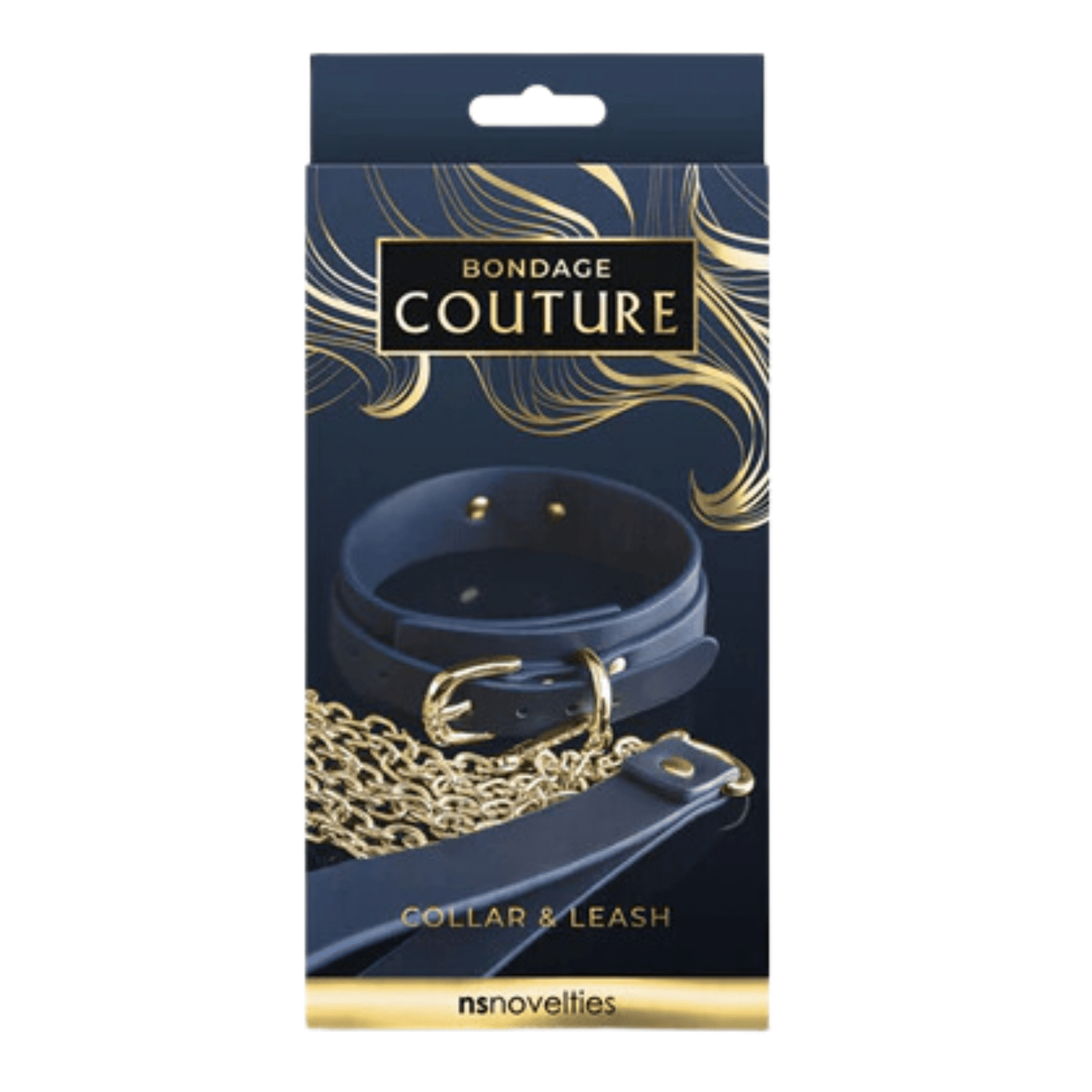 NS Novelties Bondage Couture Collar And Leash Set - Bossy Lingerie Boutique