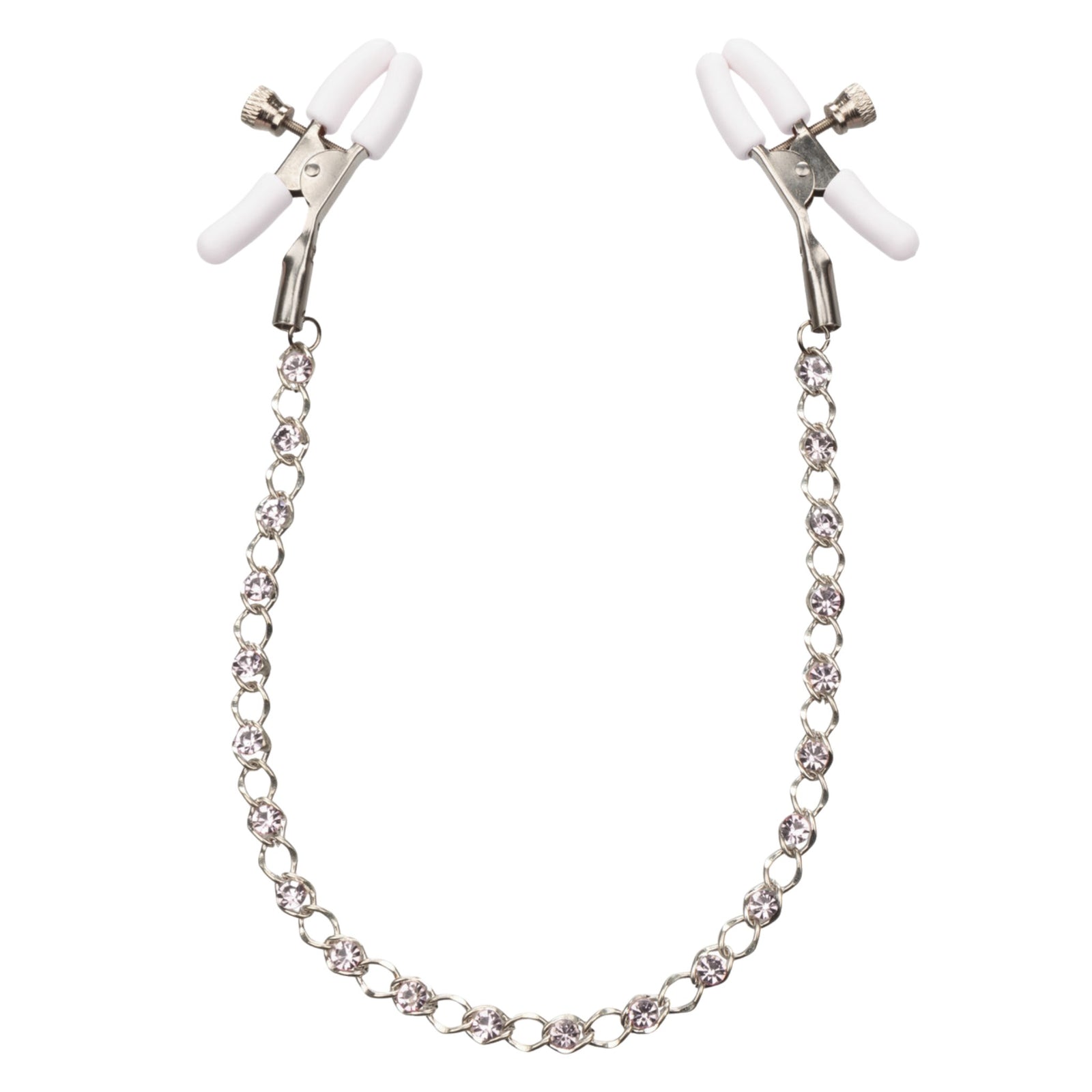 Nipple Play Crystal Chain Nipple Clamps - Bossy Lingerie Boutique