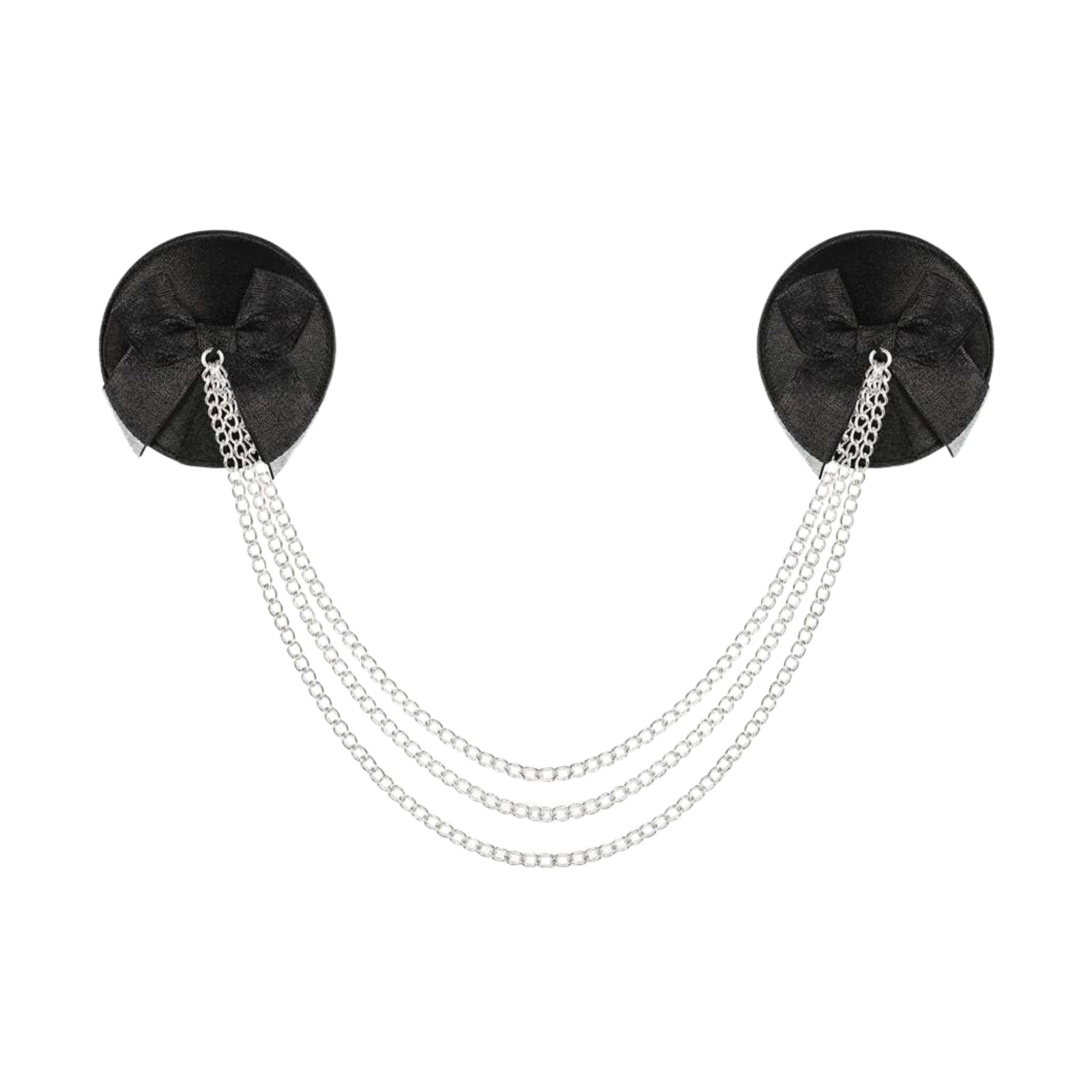 Obsessive Nipple Pasties With Attached Chain - Bossy Lingerie Boutique