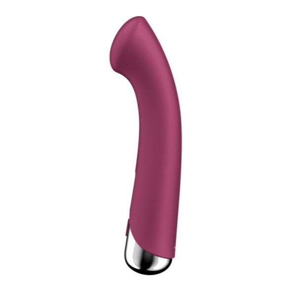 Satisfyer Spinning G-Spot 1: in addition to 12 varied vibration programs, this beautifully designed love toy comes with an additional rotation feature to tease your vaginal sweet spot.