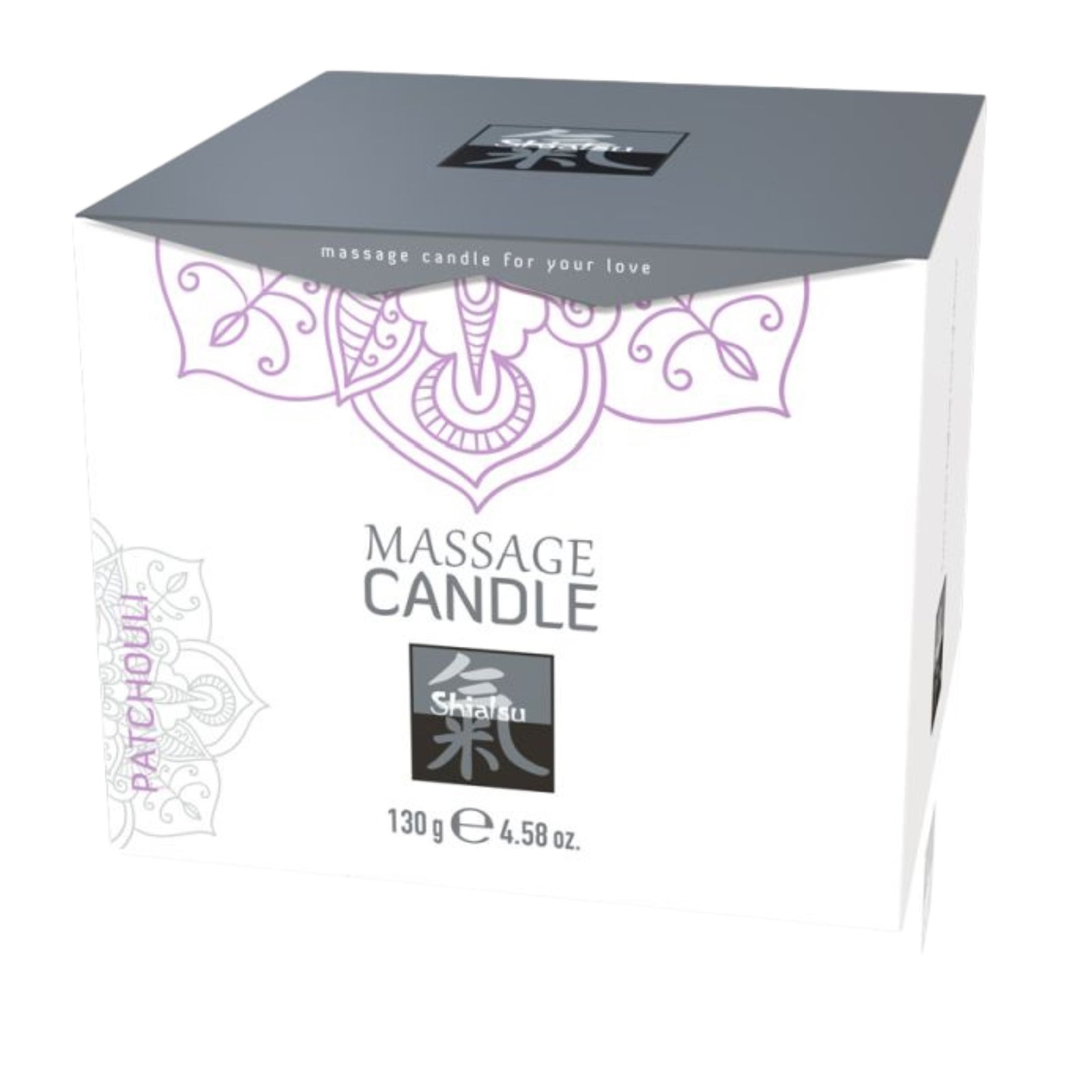 Shiatsu Patchouli Massage Candle - Bossy Lingerie Boutique