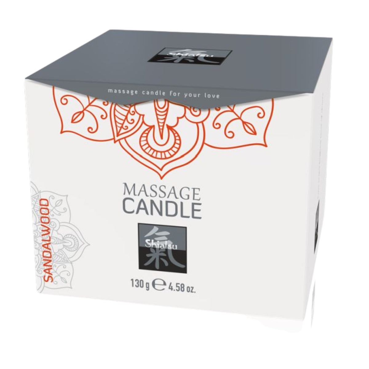 Massage candle with sensual sandalwood fragrance. Creates warming erotic feeling during massage