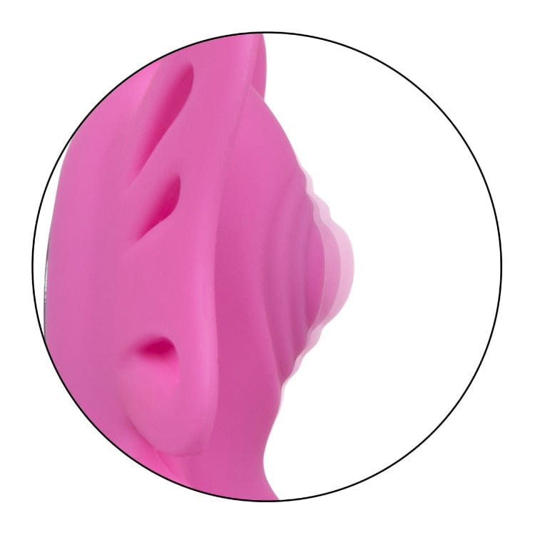 Venus Butterfly Silicone Remote Pulsating Venus G - The now world-famous Venus Butterfly collection has done it again with a sensually thumping probe and 12 intense functions of vibration. Spread your wings and tease on-the-go with the ravishing remote control range of up to 32.5 feet away! While the sensually curved vibrator delivers knee-shaking g- spot stimulation.