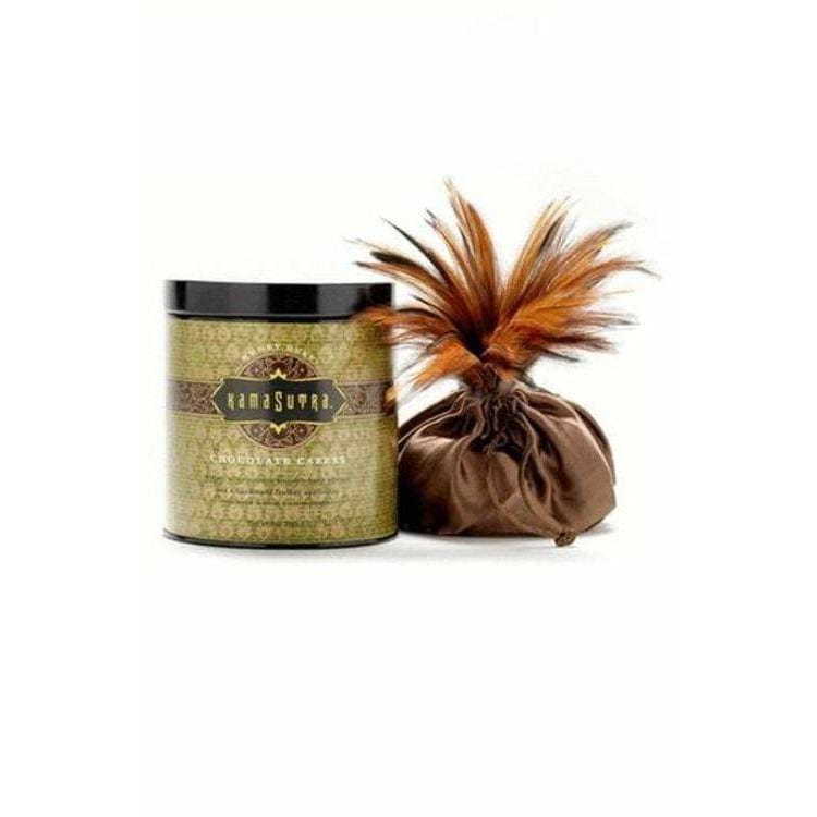 CHOCOLATE CARESS KISSABLE BODY POWDER.