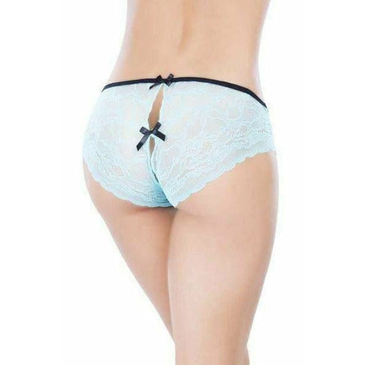 CROTCHLESS LACE PANTY (O/S,PLUS SIZE).