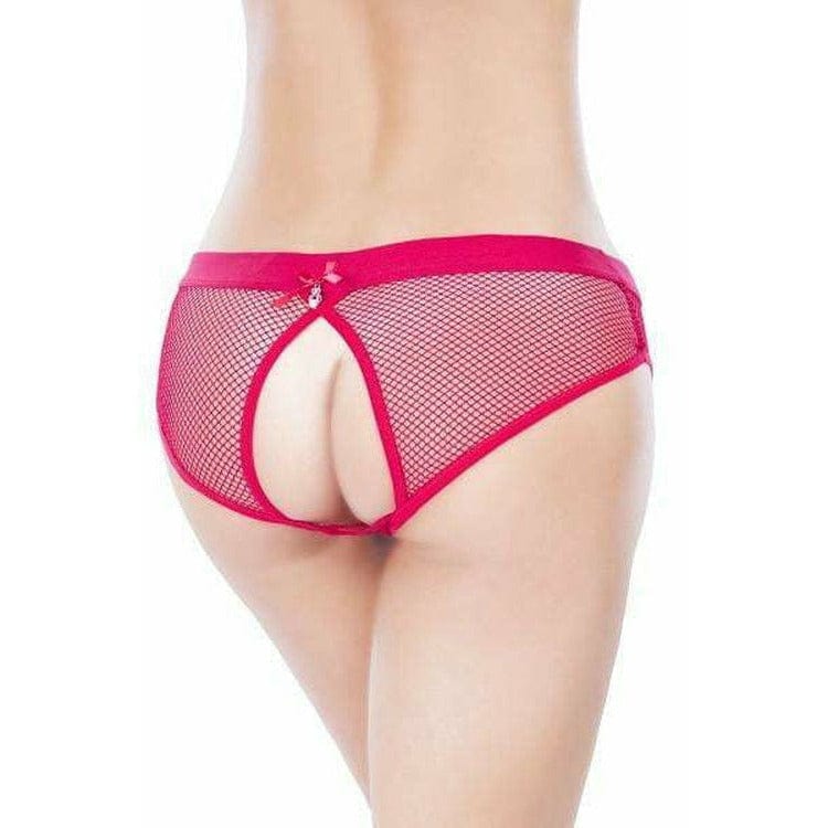Open Back Fishnet Panty - Bossy Lingerie Boutique