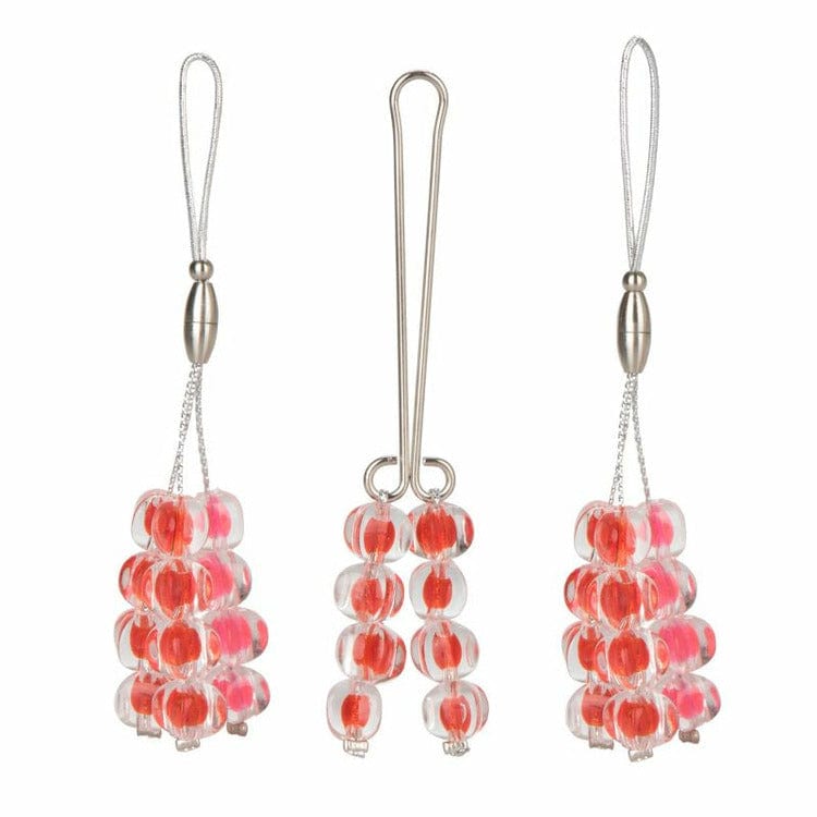 BEADED NIPPLE &amp; CLITORAL JEWELLERY SET