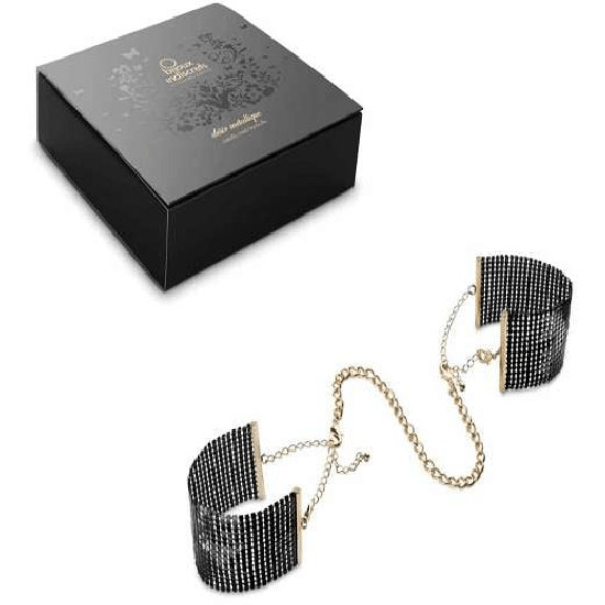 Metallic Mesh Handcuffs - Bossy Lingerie Boutique