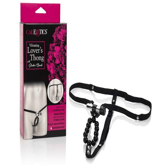 VIBRATING LOVERS THONG (O/S) - Bossy Lingerie Boutique