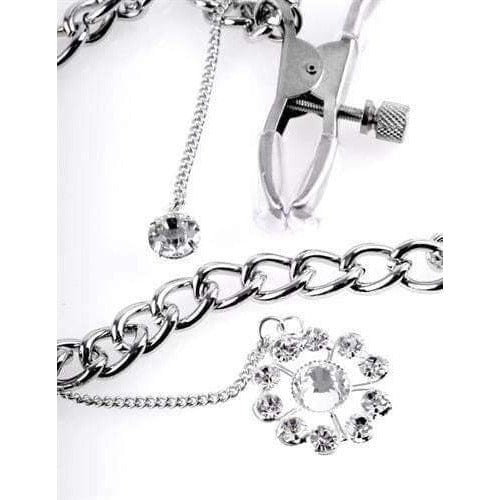 CRYSTAL NIPPLE CLAMPS.