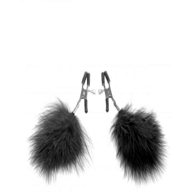 Feathered Nipple Clamps - Bossy Lingerie Boutique