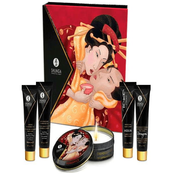 Geisha's Sparkling Strawberry Secrets Gift Set - Bossy Lingerie Boutique