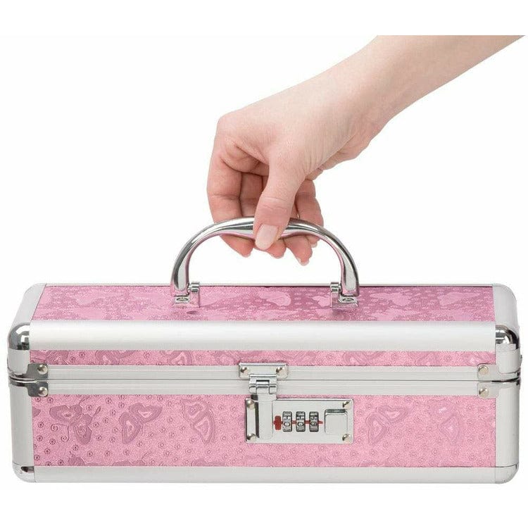 LOCKABLE SMALL PINK TOY CHEST - Bossy Lingerie Boutique