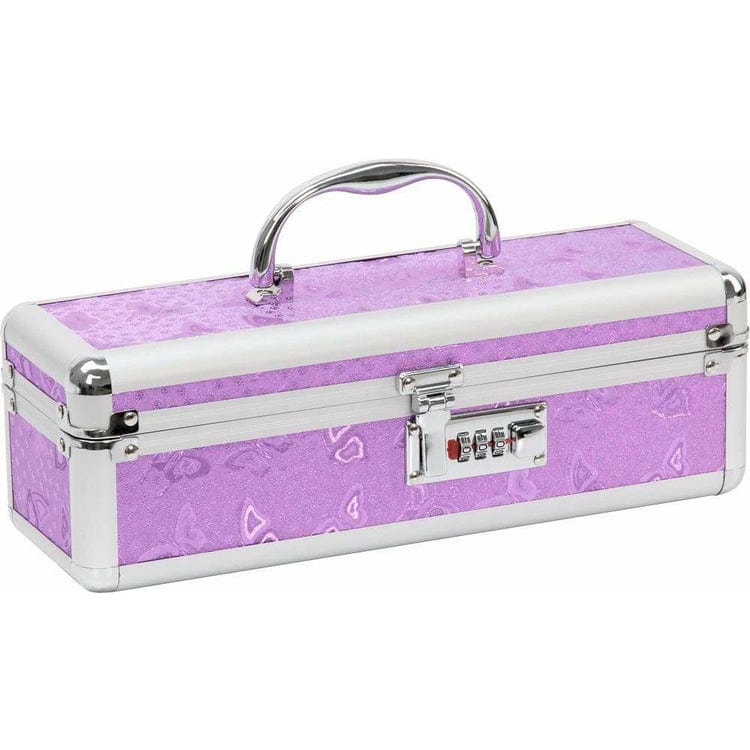 Lockable Small Violet Toy Chest - Bossy Lingerie Boutique
