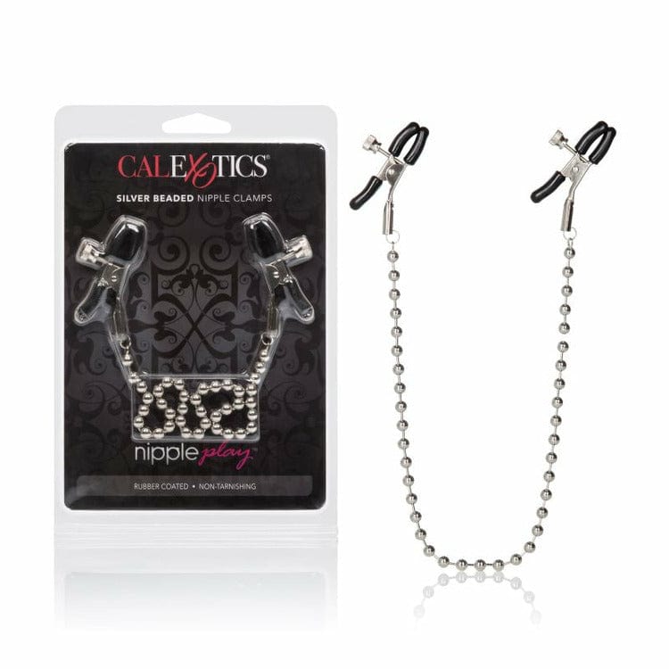 Nipple Play Silver Beaded Nipple Clamps