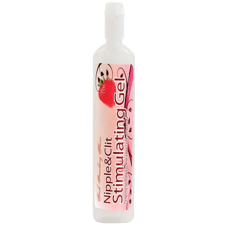 STRAWBERRY NIPPLE &amp; CLIT STIMULATING GEL.