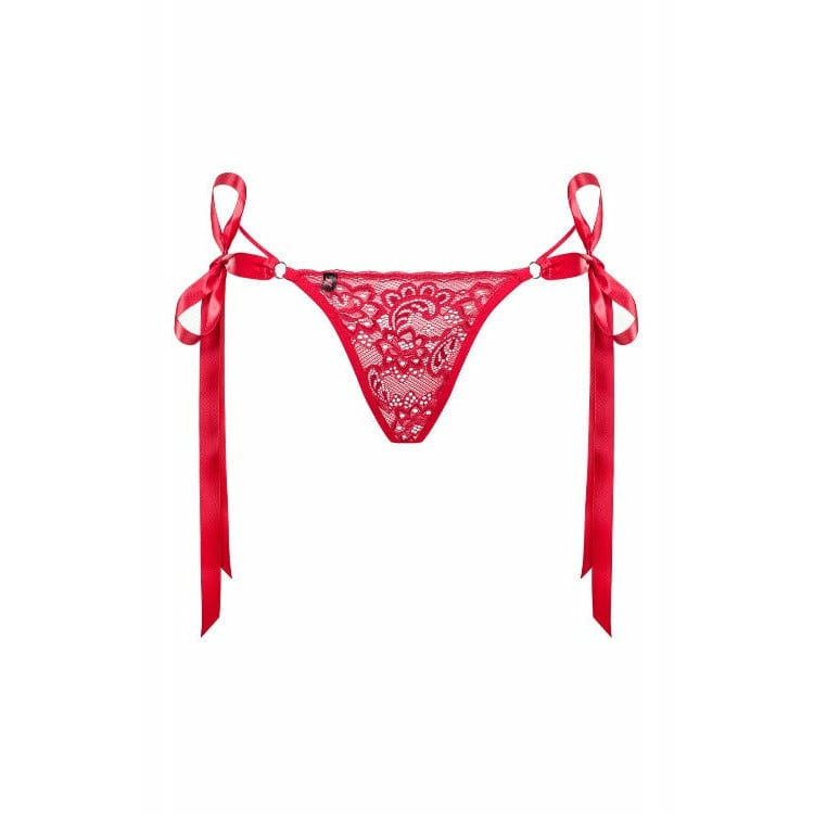 Obsessive Lingerie Ribbon Tip Up Thong