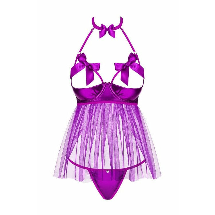 Obsessive Lingerie Violet Delishya Babydoll Set