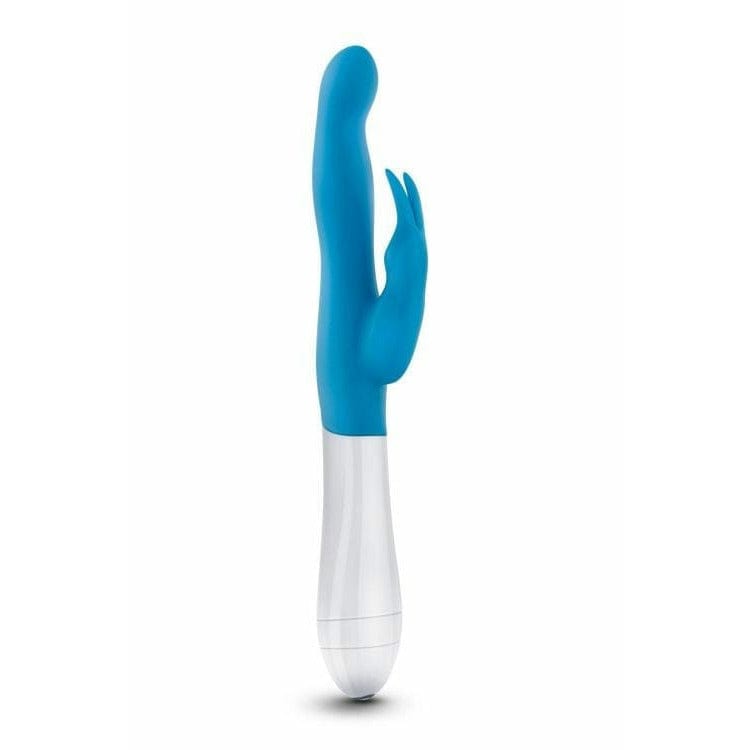 Play With Me Jelly Bean Blue Rabbit Vibrator - Bossy Lingerie Boutique