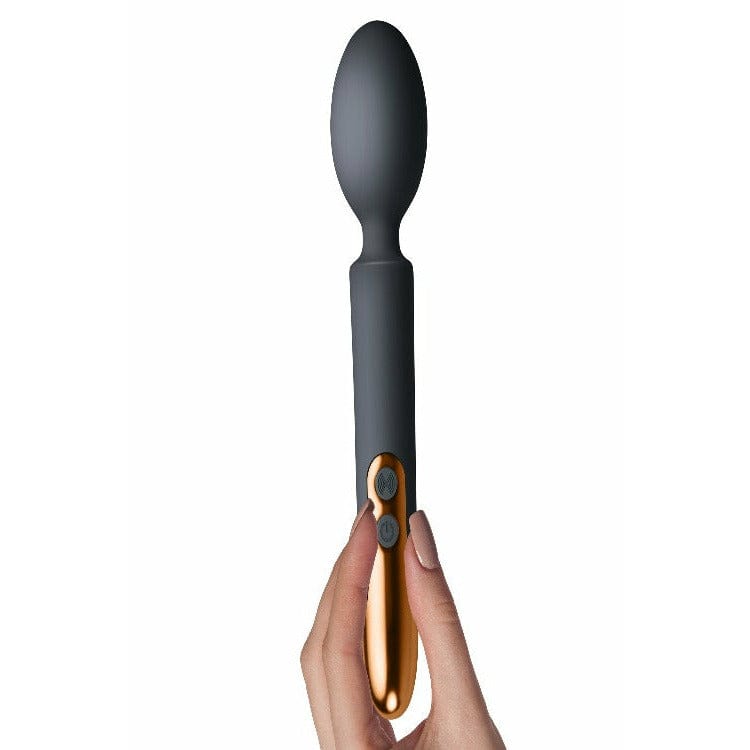 Rocks Off Black Oriel Discreet Velvet Touch Rechargeable Magic Wand