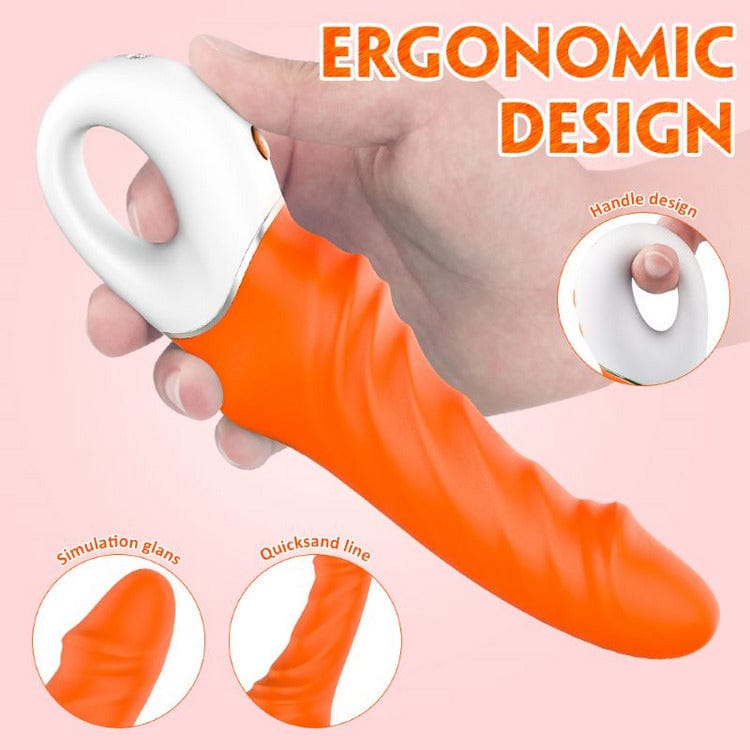 S - Hande Orange Tornado G - Spot Vibrator - Bossy Lingerie Boutique