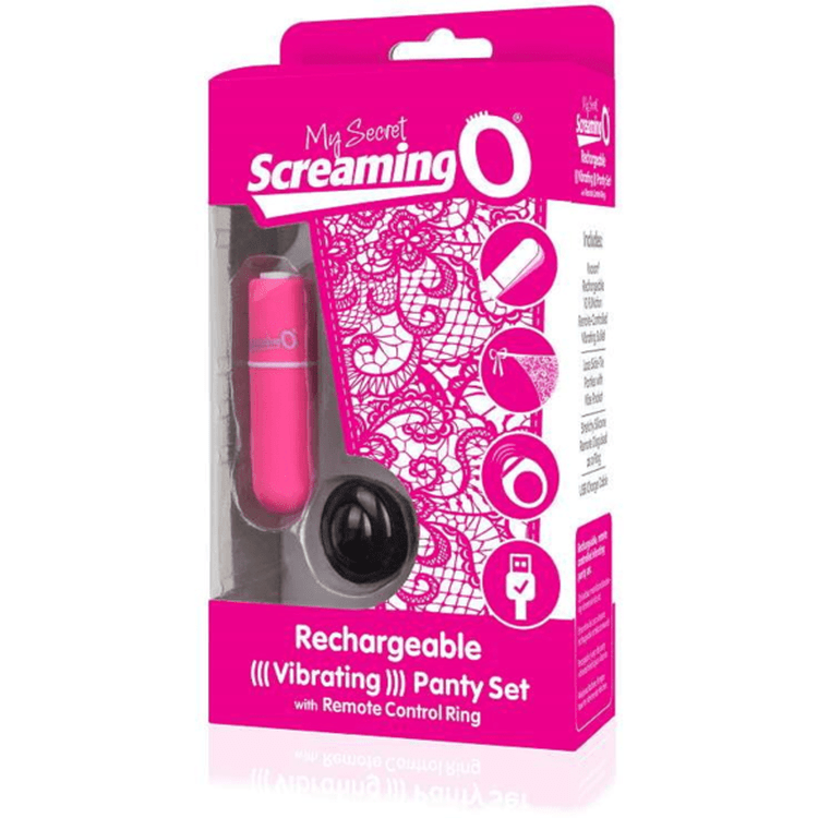 MY SECRET RECHARGEABLE VIBRATING PANTY (O/S).