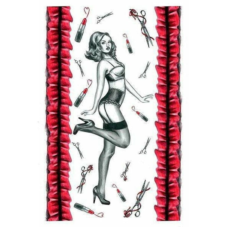 TOTALLY RETRO TEMPORARY TATTOO SET - Bossy Lingerie Boutique