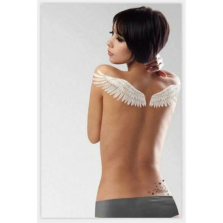 COUTURE ANGEL TEMPORARY TATTOO SET.